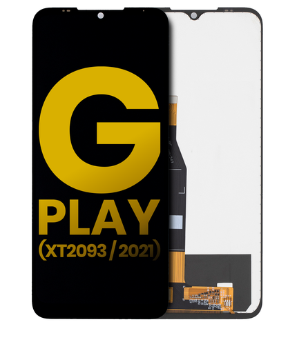 LCD Assembly Without Frame Compatible For Motorola Moto G Play (XT2093/2021) (Refurbished) (All Colors)