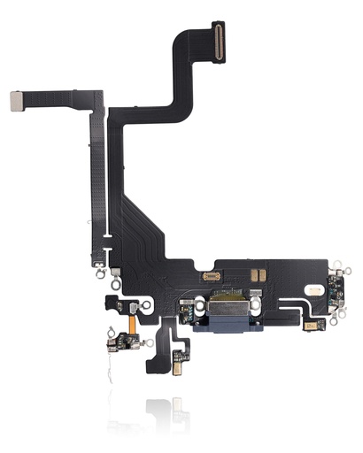 Charging Port Flex Cable Compatible For iPhone 13 Pro (Aftermarket Plus) (Sierra Blue)