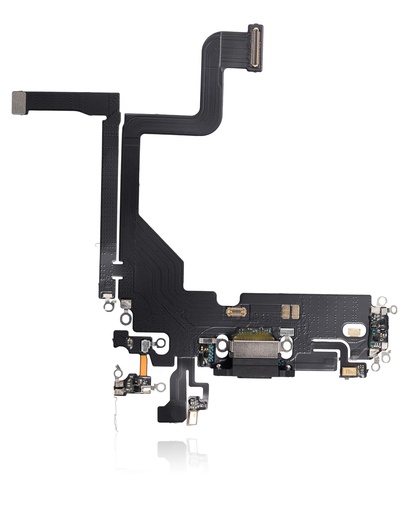 Charging Port Flex Cable Compatible For iPhone 13 Pro (Aftermarket Plus) (Graphite)