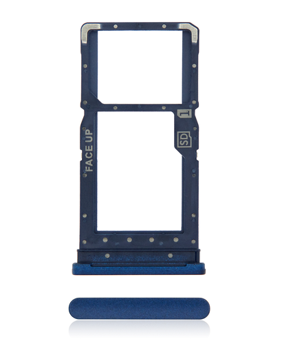 Sim Card Tray Compatible For Motorola Moto G Play (XT2093/2021) (Genuine OEM) (Misty Blue)