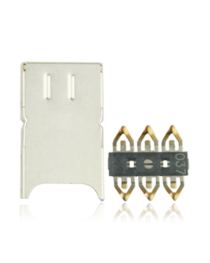 Sim Card And Memory Card Reader Flex Compatible For Motorola Moto Z Force Droid (XT1650-02/2016) (Soldering Required)
