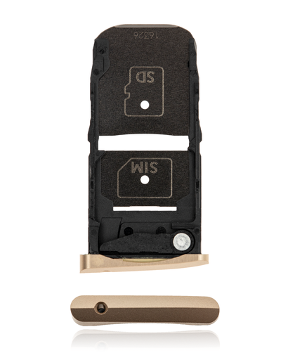 Sim Card Tray Compatible For Motorola Moto Z Force Droid (XT1650-02/2016) (Gold)