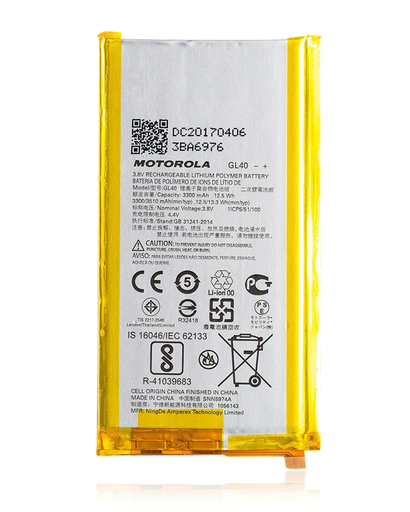 Replacement Battery Compatible For Motorola Moto Z Play Droid (XT1635/2016) (GL40) (Genuine OEM)