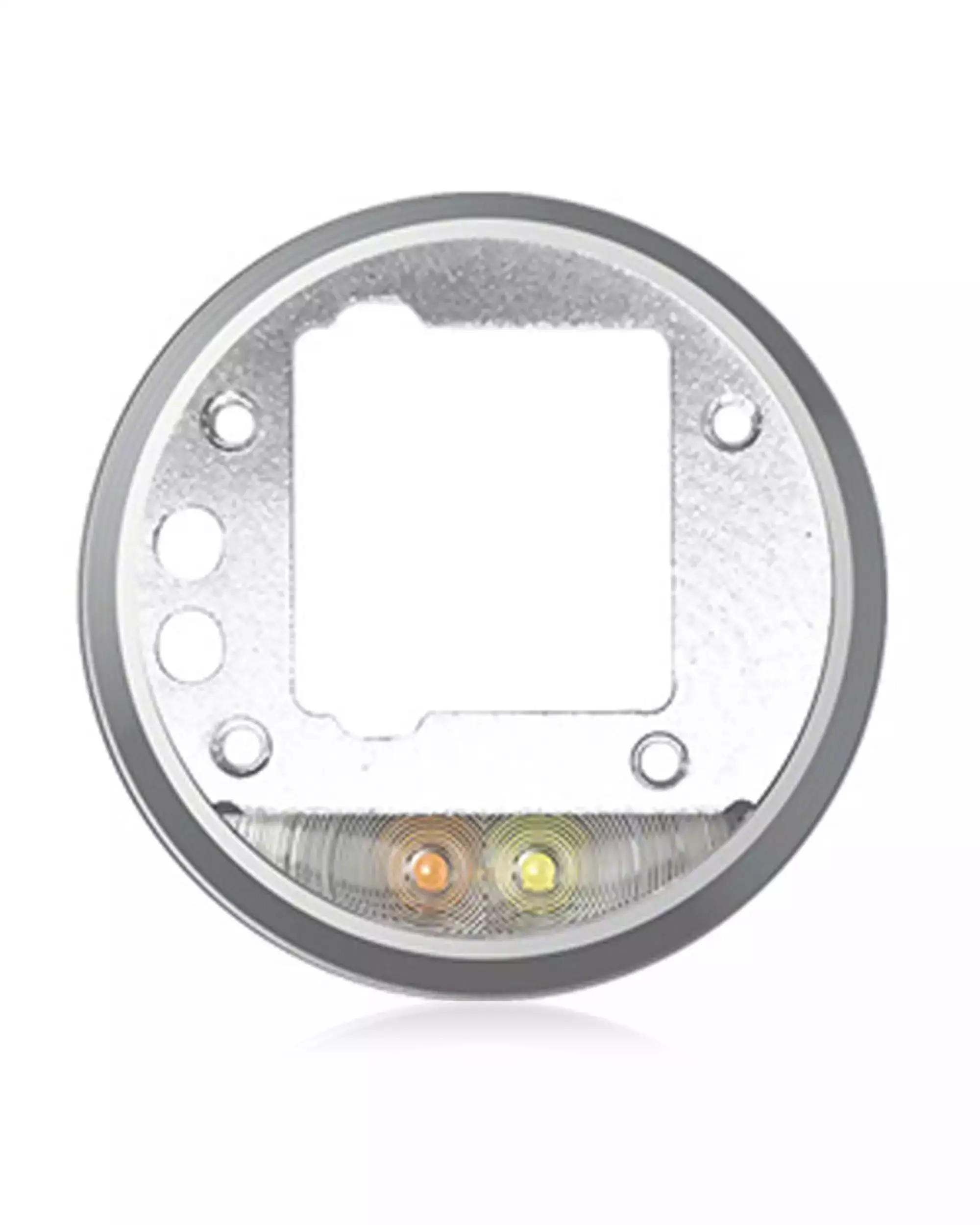 Back Camera Lens Bracket And Flash Defuser Compatible For Motorola Moto Z Play Droid (XT1635/2016) (Silver)