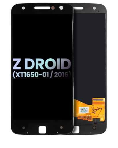 LCD Assembly Without Frame Compatible For Motorola Moto Z Droid (XT1650-01/2016) (Genuine OEM) (Black)