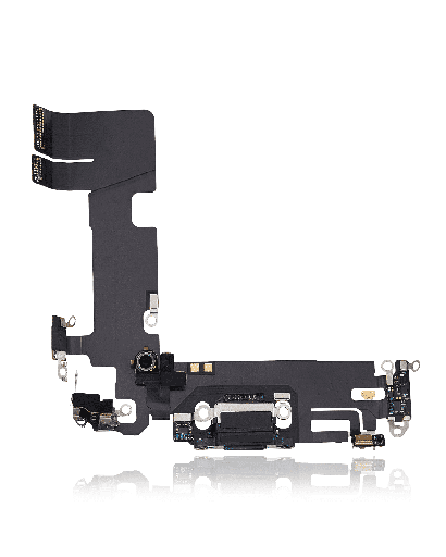 Charging Port Flex Cable Compatible For iPhone 13 (Used OEM Pull) (Midnight)