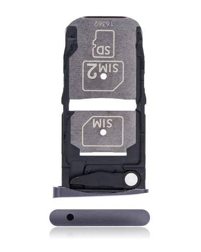 Sim Card Tray Compatible For Motorola Moto Z Droid (XT1650-01/2016) (Black)