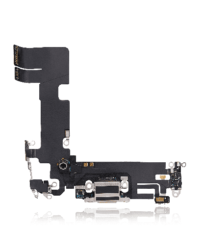 Charging Port Flex Cable Compatible For iPhone 13 (Used OEM Pull) (Pink)
