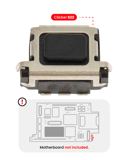 Power &amp; Volume Button Clicker Compatible For Motorola Moto Z2 Play (XT1710/2017) (Soldering Required)