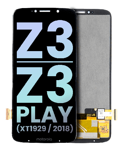 LCD Assembly Without Frame Compatible For Motorola Moto Z3/Moto Z3 Play (XT1929/2018) (Genuine OEM) (Black)