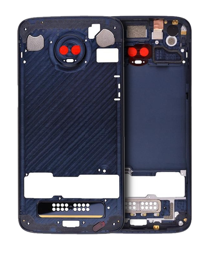 Mid-Frame Housing Compatible For Motorola Moto Z3 Play (XT1929-3/2018) (Genuine OEM) (Blue)