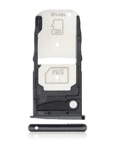 Sim Card Tray Compatible For Motorola Moto Z3 Play (XT1929/2018) (Genuine OEM) (Black)