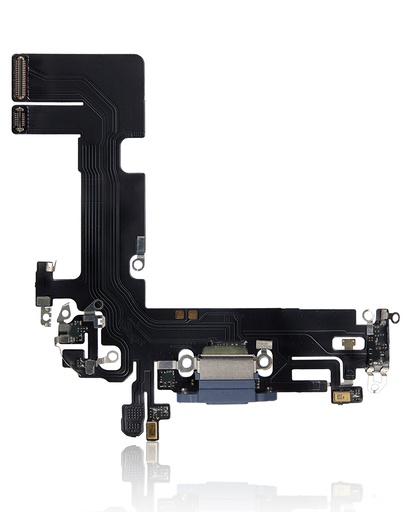 Charging Port Flex Cable Compatible For iPhone 13 (Aftermarket Plus) (Blue)