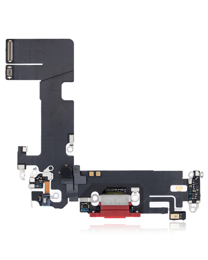 Charging Port Flex Cable Compatible For iPhone 13 (Premium) (Red)