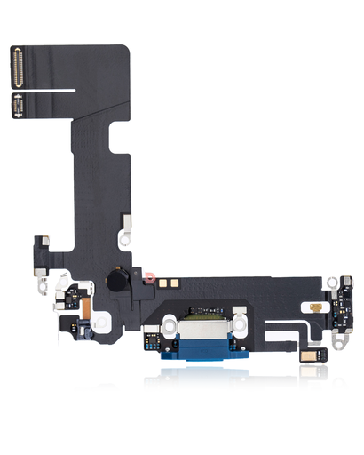 Charging Port Flex Cable Compatible For iPhone 13 (Premium) (Blue)