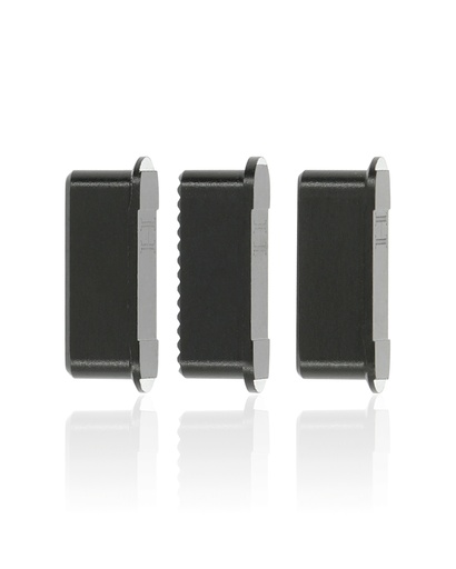 Hard Buttons (Power/Volume) Compatible For Motorola Moto Z2 Force (XT1789/2017) (Black)