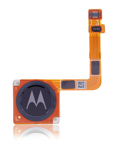 Home Button With Fingerprint Sensor Flex Cable Compatible For Motorola Moto G7 (XT1962/2019) (Genuine OEM) (Ceramic Black)