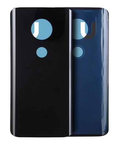 Back cover Glass Compatible For Motorola Moto G7 (XT1962 -X/2019) (Genuine OEM) (Black)