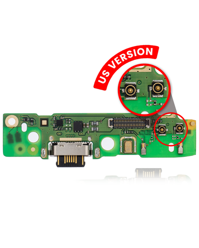 Charging Port With Board Compatible For Motorola Moto G7 Power (XT1955/2019)/G7 Supra (XT1955-5/2019) (US Version)