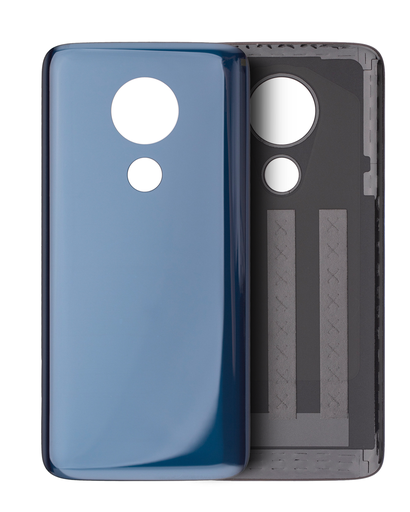Back cover Glass Compatible For Motorola Moto G7 Power (XT1955/2019) (Marine Blue) (US Version)