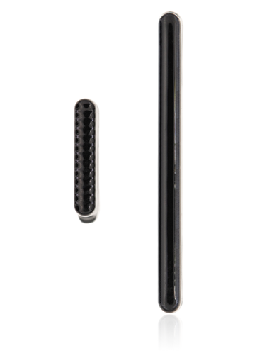 Hard Buttons (Power/Volume) Compatible For Motorola Moto G7 Power (XT1955/2019) (Ceramic Black)