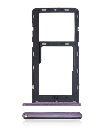 Single Sim Card Tray Compatible For Motorola Moto G7 Power (XT1955/2019)/G7 Supra (XT1955-5/2019) (US Version) (Iced Violet)