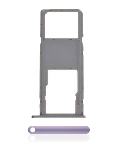 Single Sim Card Tray Compatible For Motorola Moto G7 Power (XT1955/2019) (International Version) (Iced Violet)
