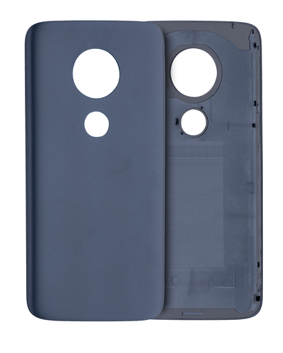Back cover Glass Compatible For Motorola Moto G7 Play (XT1952/2019) (Deep indigo) (US Version)