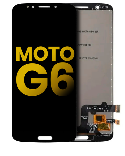 LCD Assembly Without Frame Compatible For Motorola Moto G6 5.7&quot; (XT1925/2018) (151MM) (Refurbished) (Black)