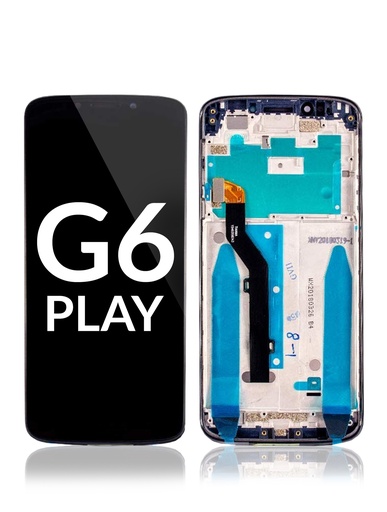 LCD Assembly With Frame Compatible For Motorola Moto G6 Play (XT1922/2018) (US Version) (Black)