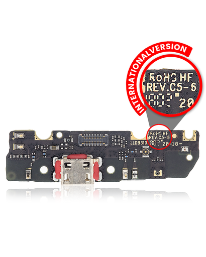 Charging Port Assembly Compatible For Motorola Moto G6 Play (XT1922/2018) (International Version)