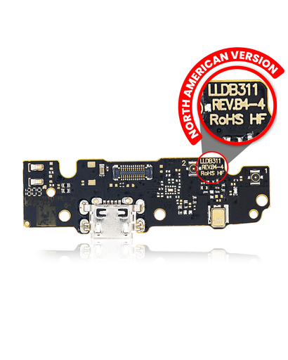 Charging Port Assembly Compatible For Motorola Moto G6 Play/G6 Forge (XT1922-6/7/9/2018) (US Version)