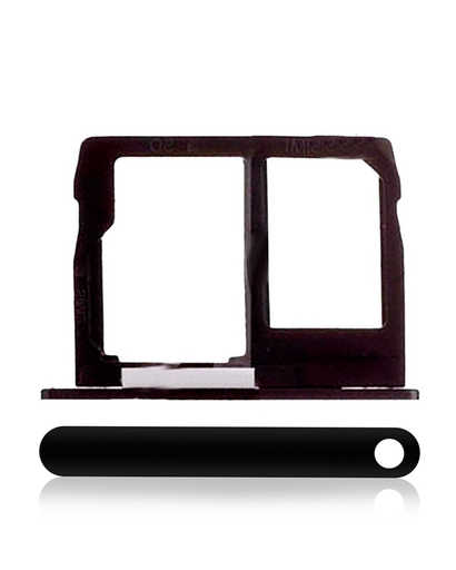 Sim Card Tray Compatible For Motorola Moto G5S Plus (XT1806/2017) (Black) (Dual Card Version)