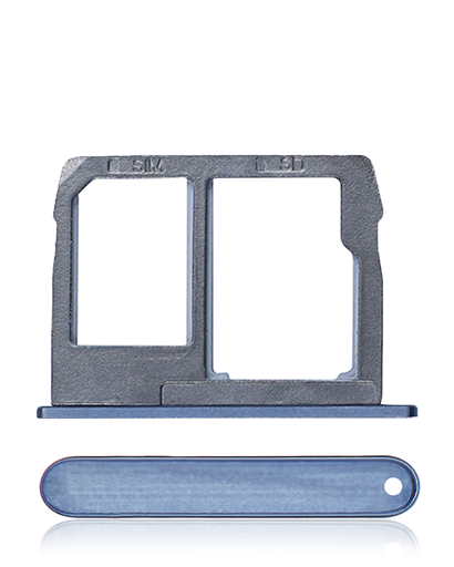 Sim Card Tray Compatible For Motorola Moto G5S Plus (XT1806/2017) (Blue) (Single Card Version)