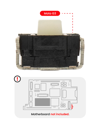 Power/Volume Button Clicker Compatible For Motorola Moto G3 (XT1540/2015)/G (XT1032/2013) (Soldering Required)