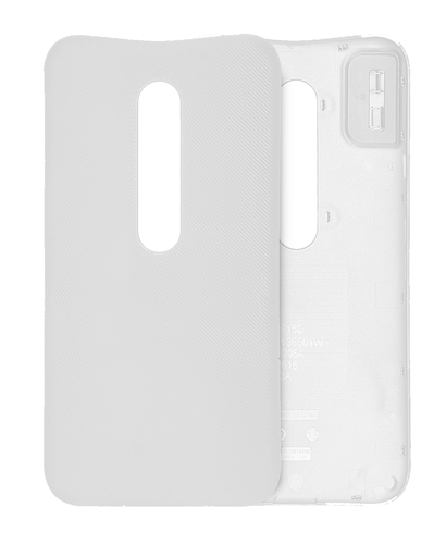 Back cover Glass Compatible For Motorola Moto G3 (XT1540/2015) (White)