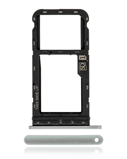 Sim Card Tray Compatible For Motorola Moto G Power (XT2117/2021) (Polar Silver)