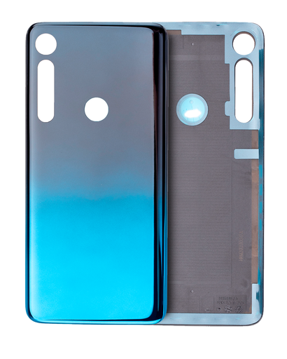 Back Cover Glass Compatible For Motorola One Macro (XT2016/2019) (Space Blue)