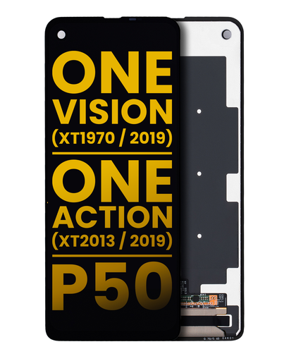 LCD Assembly Without Frame Compatible For Motorola One Vision (XT1970/2019)/One Action (XT2013/2019)/P50 (Refurbished) (All Colors)