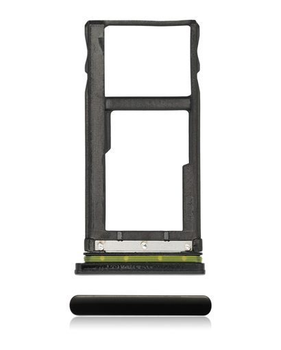 Single Sim Card Tray Compatible For Motorola One Vision (XT1970/2019)/P50 (XT1970/2019) (Black)