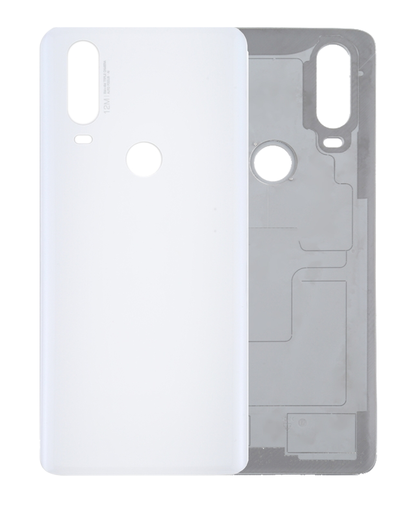 Back cover Glass Compatible For Motorola Moto One Action (XT2013-1/XT2013-2/XT2013-4/2019) (Genuine OEM) (White)