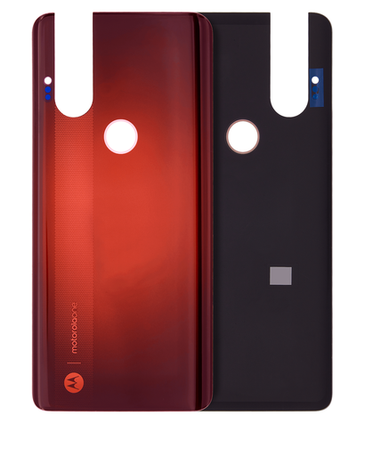 Back cover Glass Compatible For Motorola One Hyper (XT2027-1/2020) (Genuine OEM) (Red)