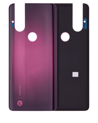 Back cover Glass Compatible For Motorola Moto One Hyper (XT2027-1/2020) (Genuine OEM) (Magenta)