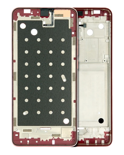 Mid-Frame Housing Compatible For Motorola One Hyper (XT2027/2020) (Dark Amber)