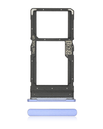 Dual Sim Card Tray Compatible For Motorola Moto G 5G Plus (XT2075/2020) (Mystic Lilac)