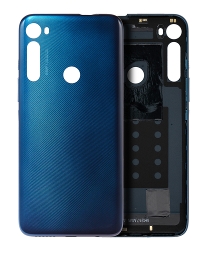 Back Cover Glass Compatible For Motorola One Fusion Plus (XT2067/2020) (Genuine OEM) (Twilight Blue)