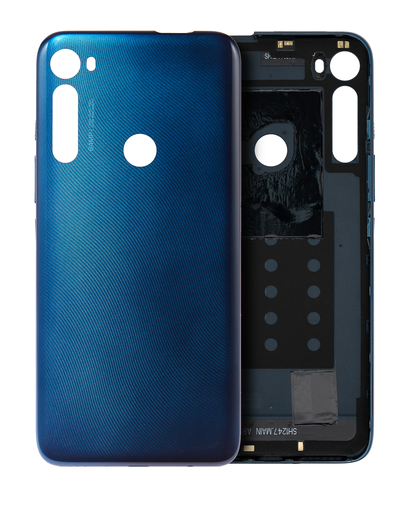 Back cover Glass Compatible For Motorola One Fusion Plus (XT2067/2020) (Twilight Blue)