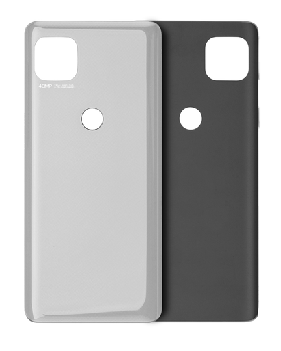 Back cover Glass Compatible For Motorola Moto One 5G Ace (XT2113 -3/2020) (Genuine OEM) (Hazy Silver)