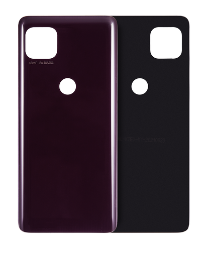 Back cover Glass Compatible For Motorola Moto One 5G Ace (XT2113-1/2/2021) (Volcanic Gray)