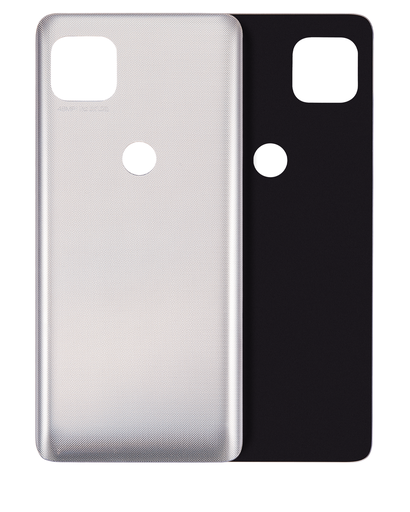 Back cover Glass Compatible For Motorola Moto One 5G Ace (XT2113-1/2/2021) (Frosted Silver)